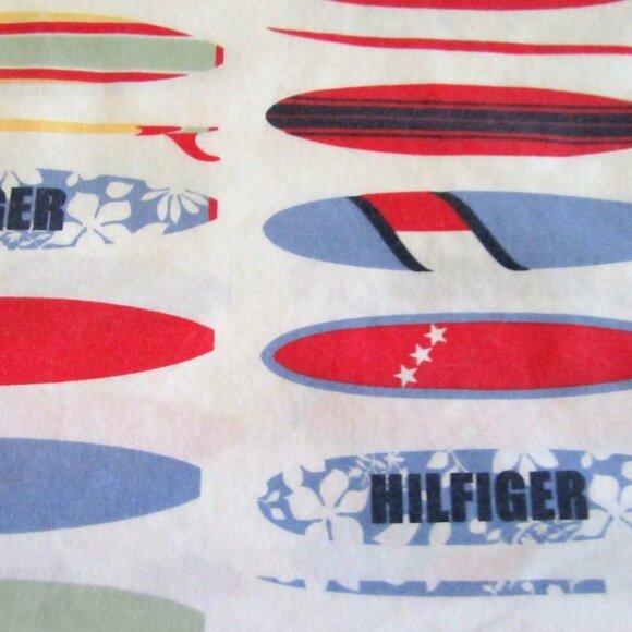 TOMMY HILFIGER "Surf's Up" Surfboards Beach Pillow Case Size Standard - Picture 5 of 11